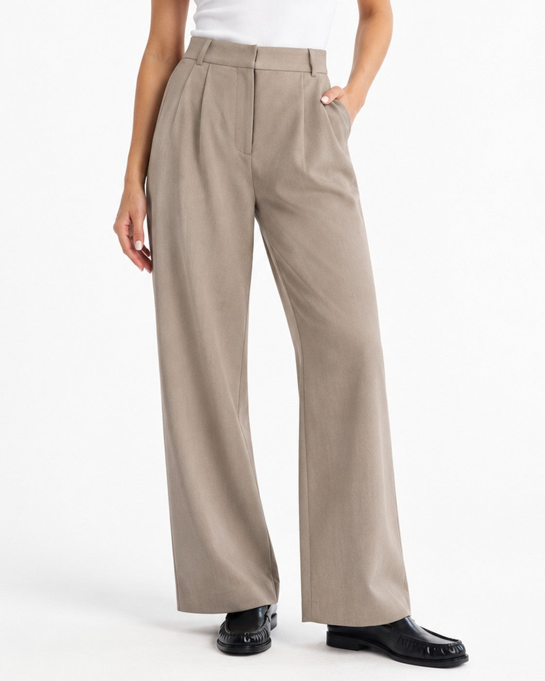 Abercrombie & Fitch Sloane Tailored Wide Leg Pant - #156-387-00083-178