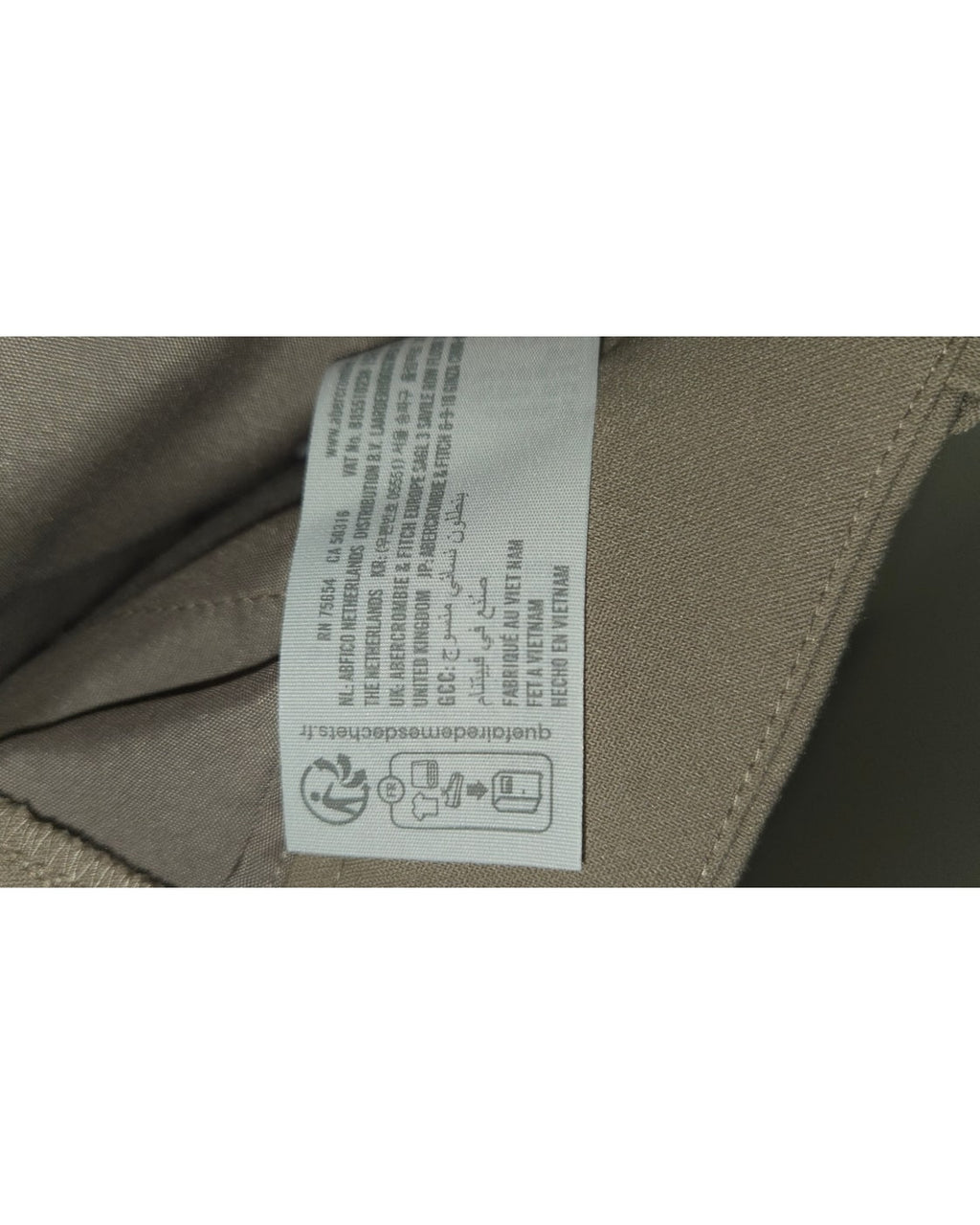 Abercrombie & Fitch Sloane Tailored Wide Leg Pant - #156-387-00083-178