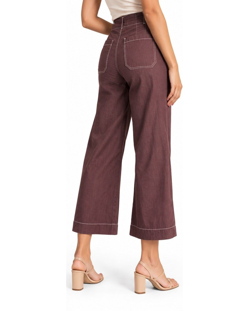 The Colette Crop Wide-Leg Pants