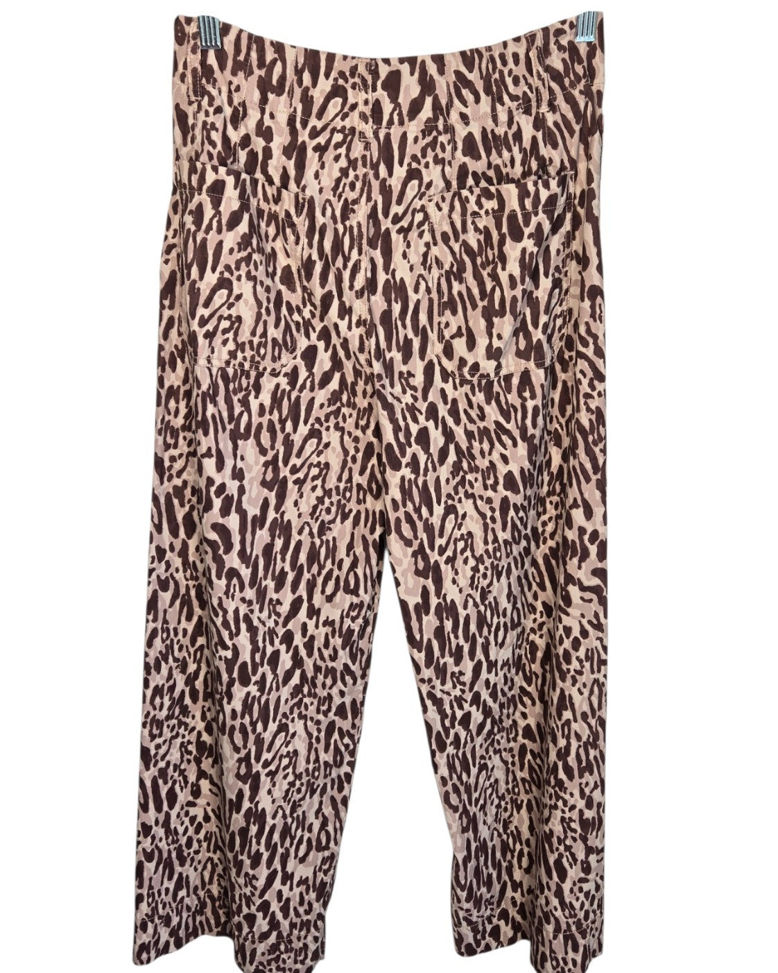 Pink Maeve by Anthropologie The Colette Cropped Wide-Leg Pants, size 29T – photo 4