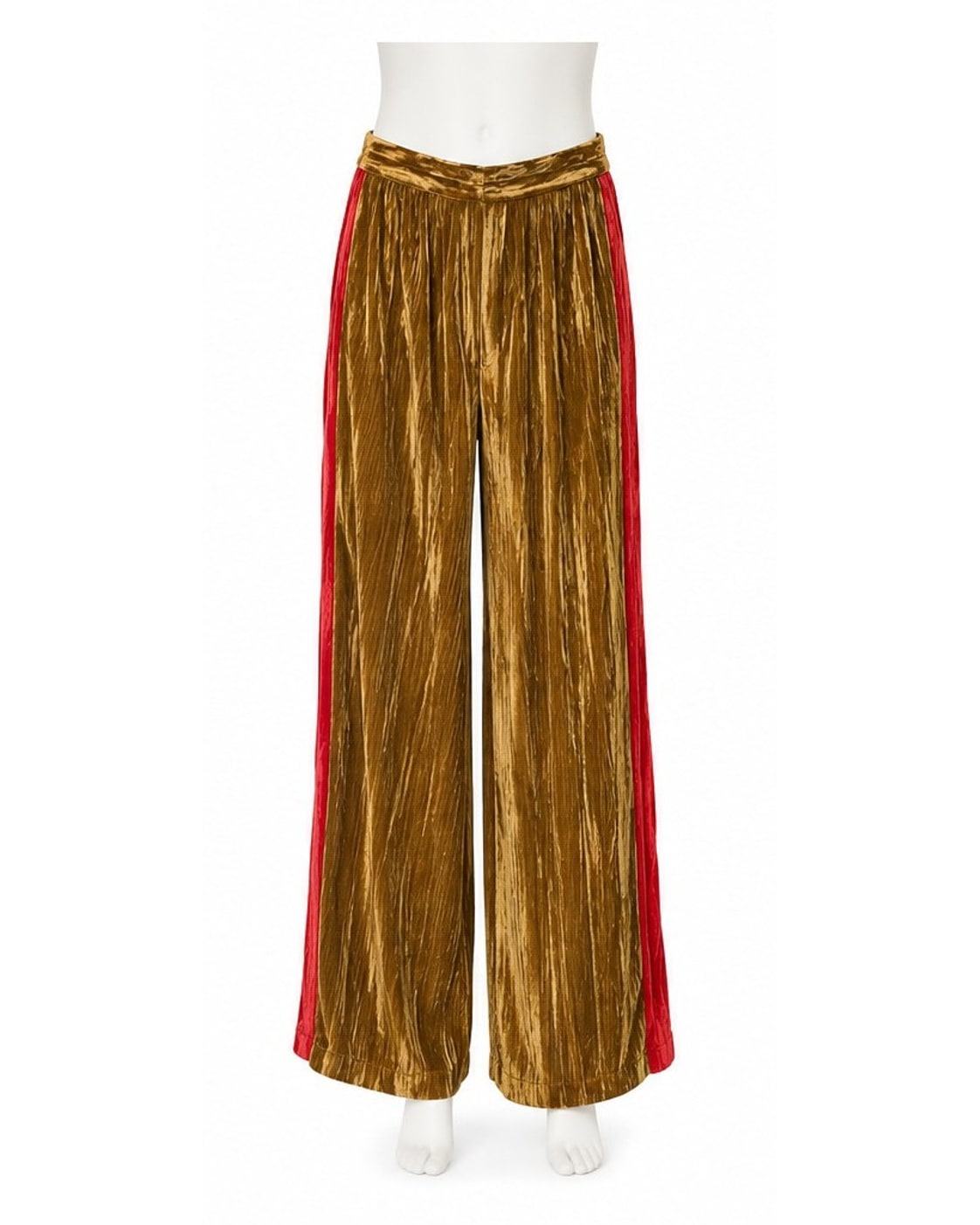 FARM Rio x Anthropologie Velvet Wide-Leg Pants