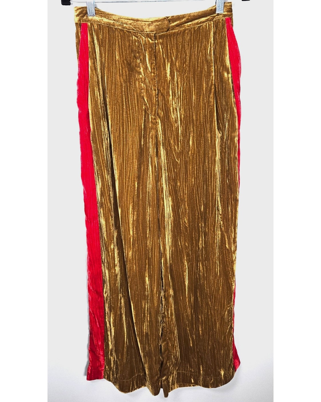 FARM Rio x Anthropologie Velvet Wide-Leg Pants