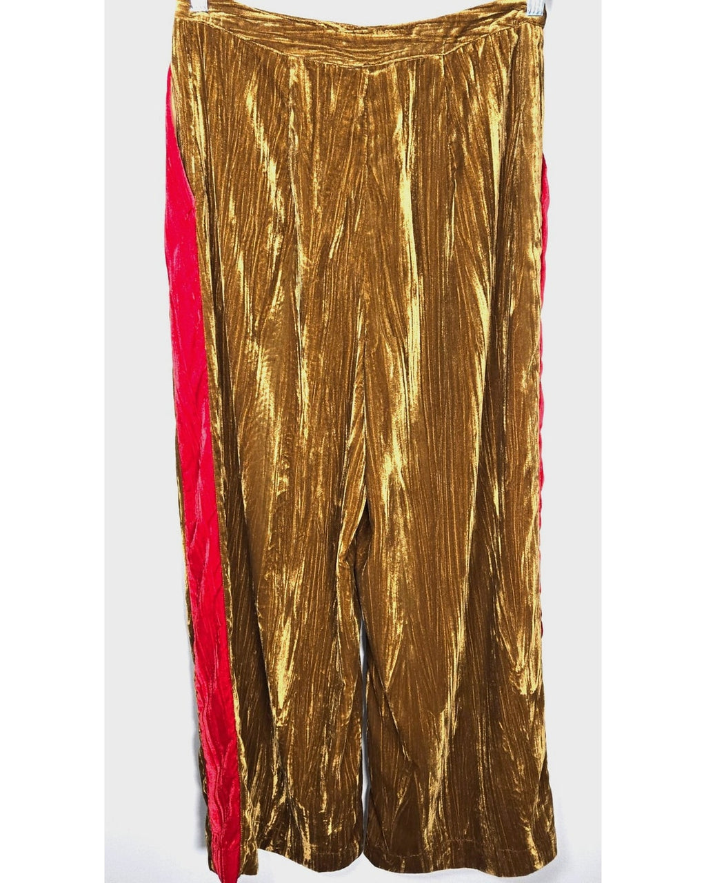 FARM Rio x Anthropologie Velvet Wide-Leg Pants