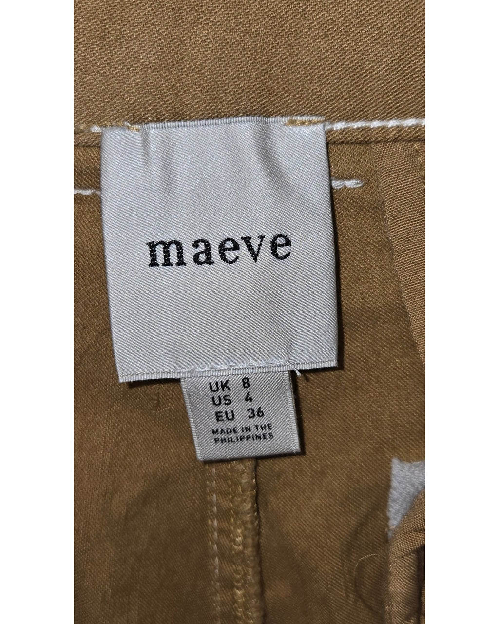 Maeve Utility Flap-Detail Straight-Leg Pants