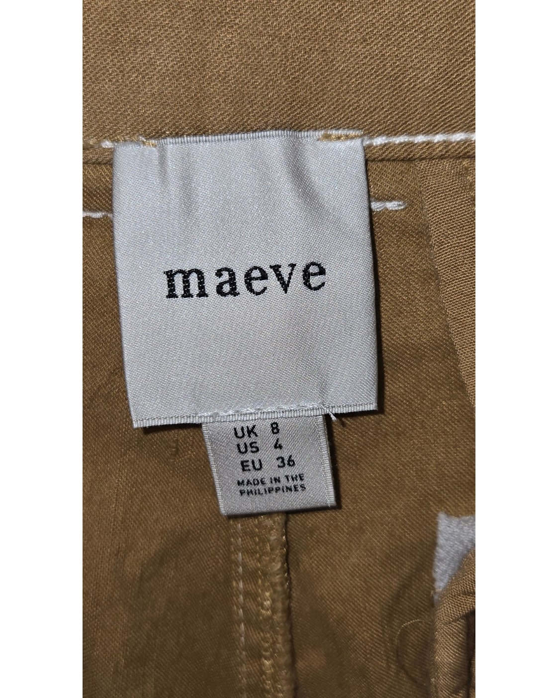 Maeve Utility Flap-Detail Straight-Leg Pants