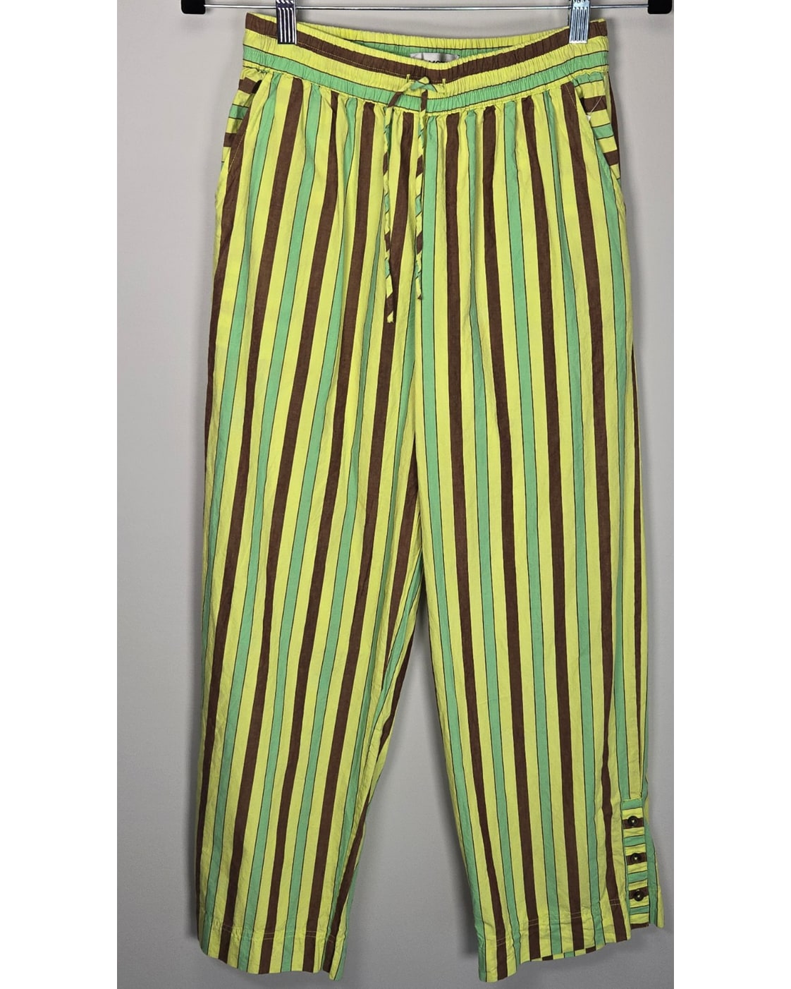 Damson Madder Striped Wide Leg Pants