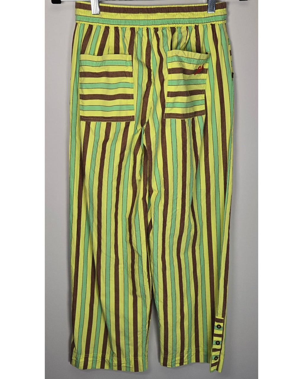 Damson Madder Striped Wide Leg Pants