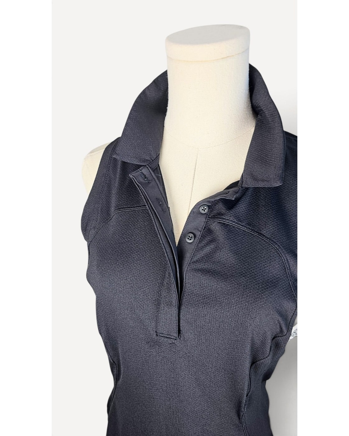 Lululemon Button-Collar Athletic Polo Top