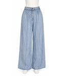 The Workshop Chambray Wide Leg Pants