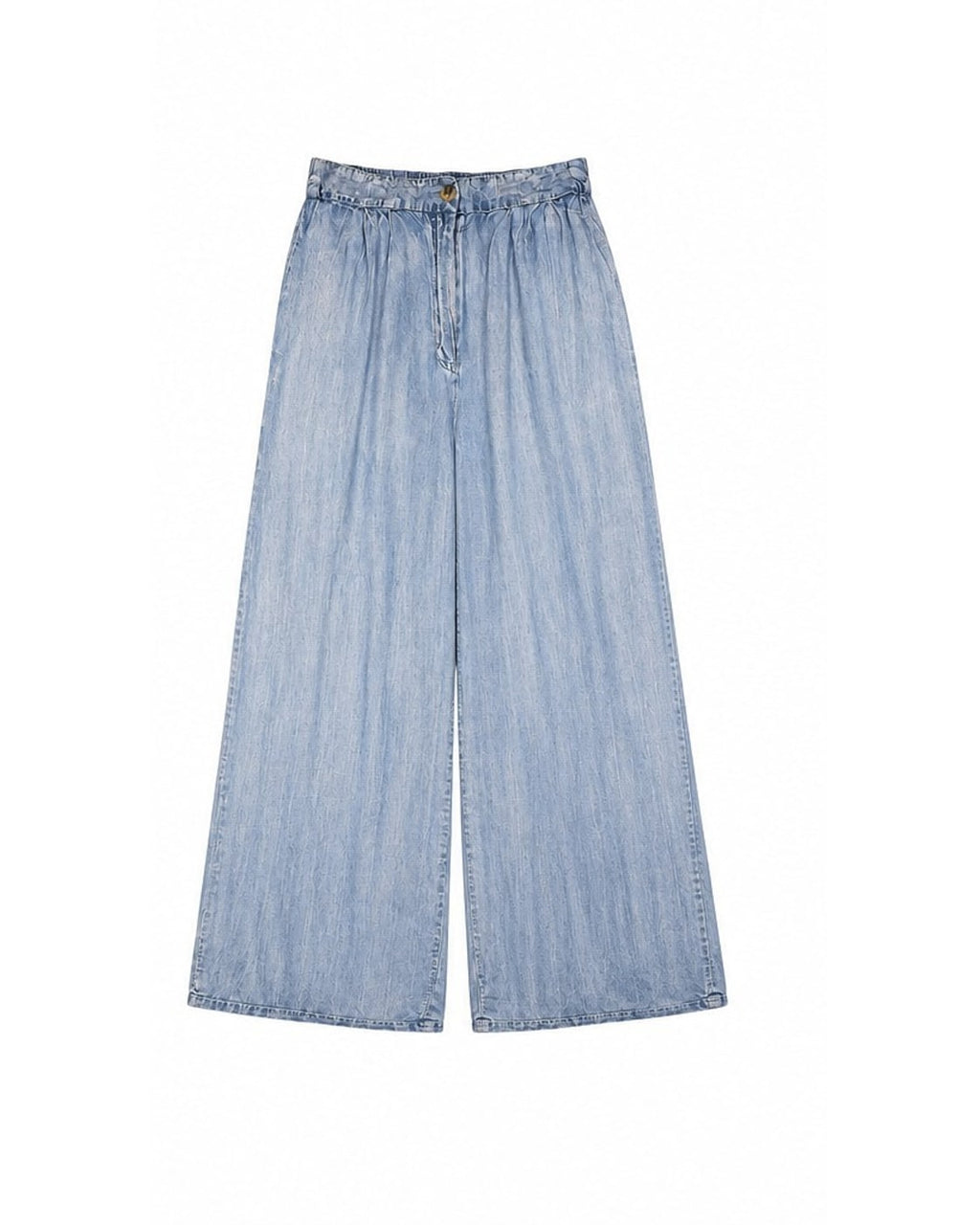 The Workshop Chambray Wide Leg Pants