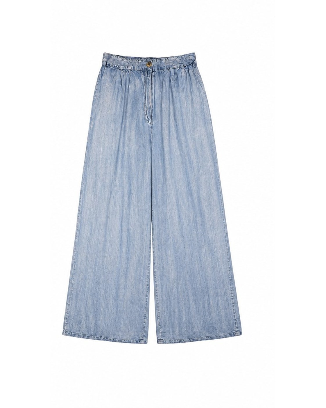 The Workshop Chambray Wide Leg Pants
