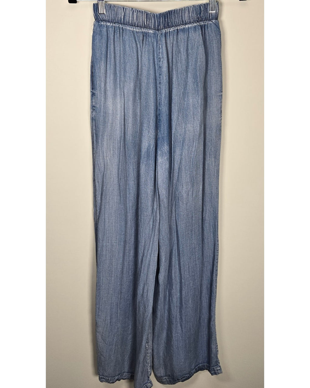 The Workshop Chambray Wide Leg Pants