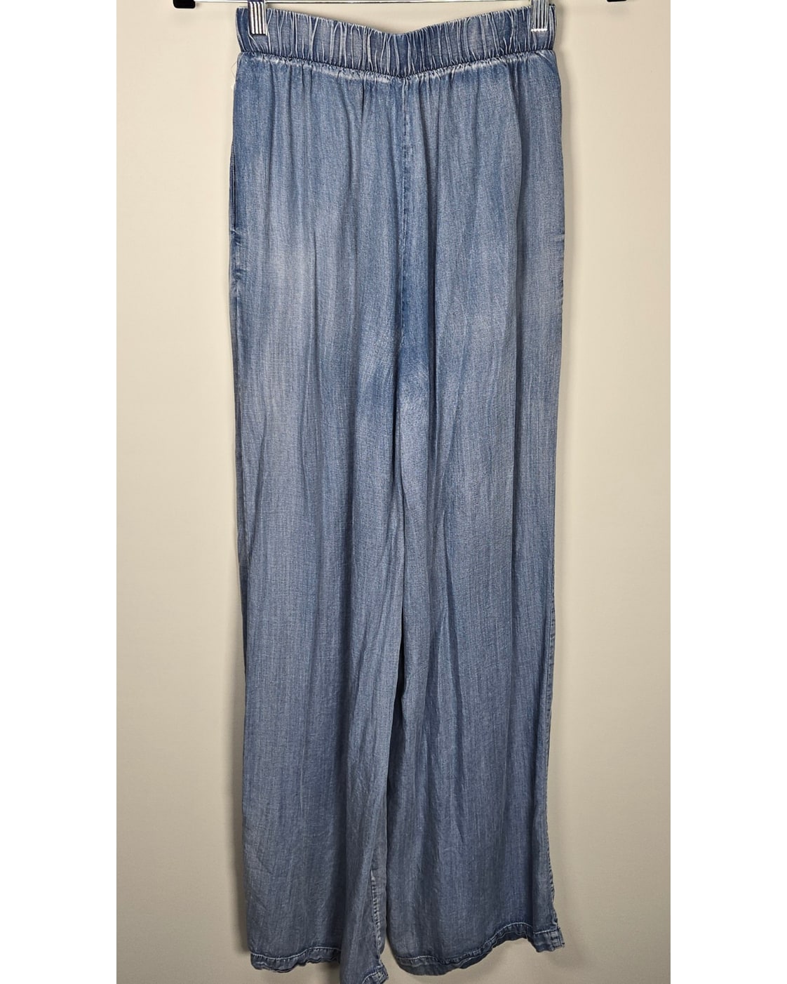 The Workshop Chambray Wide Leg Pants