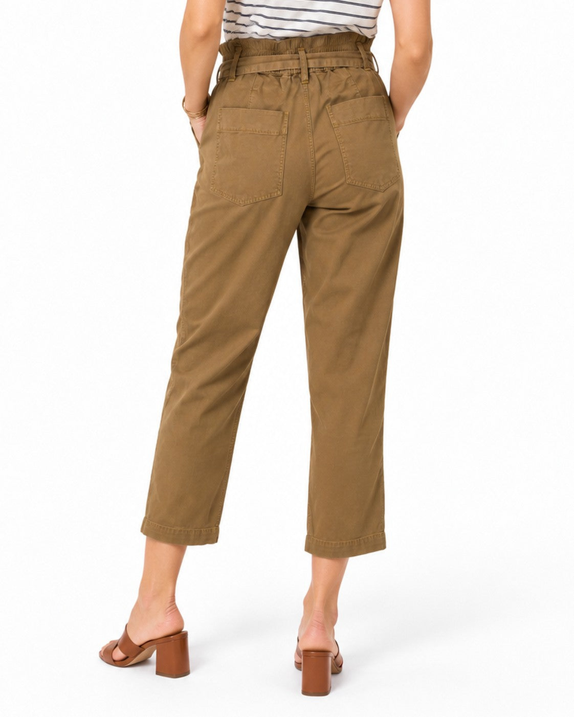 Cabi Utility Tie-Waist Woven Pants