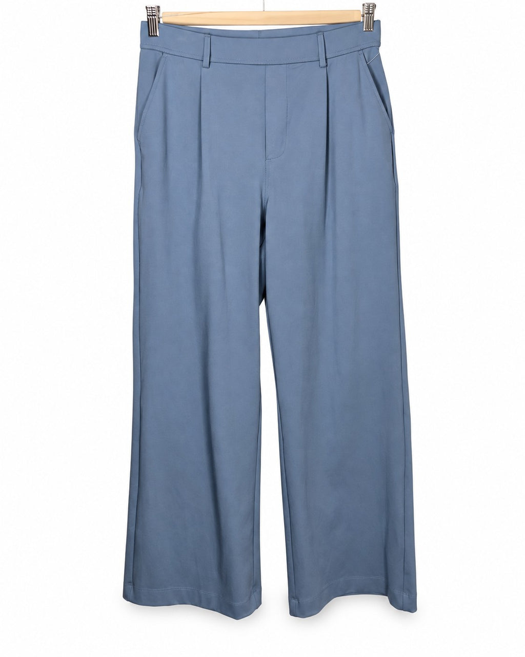 Halara High Waisted Pocket Wide Leg Waffle Work Trousers