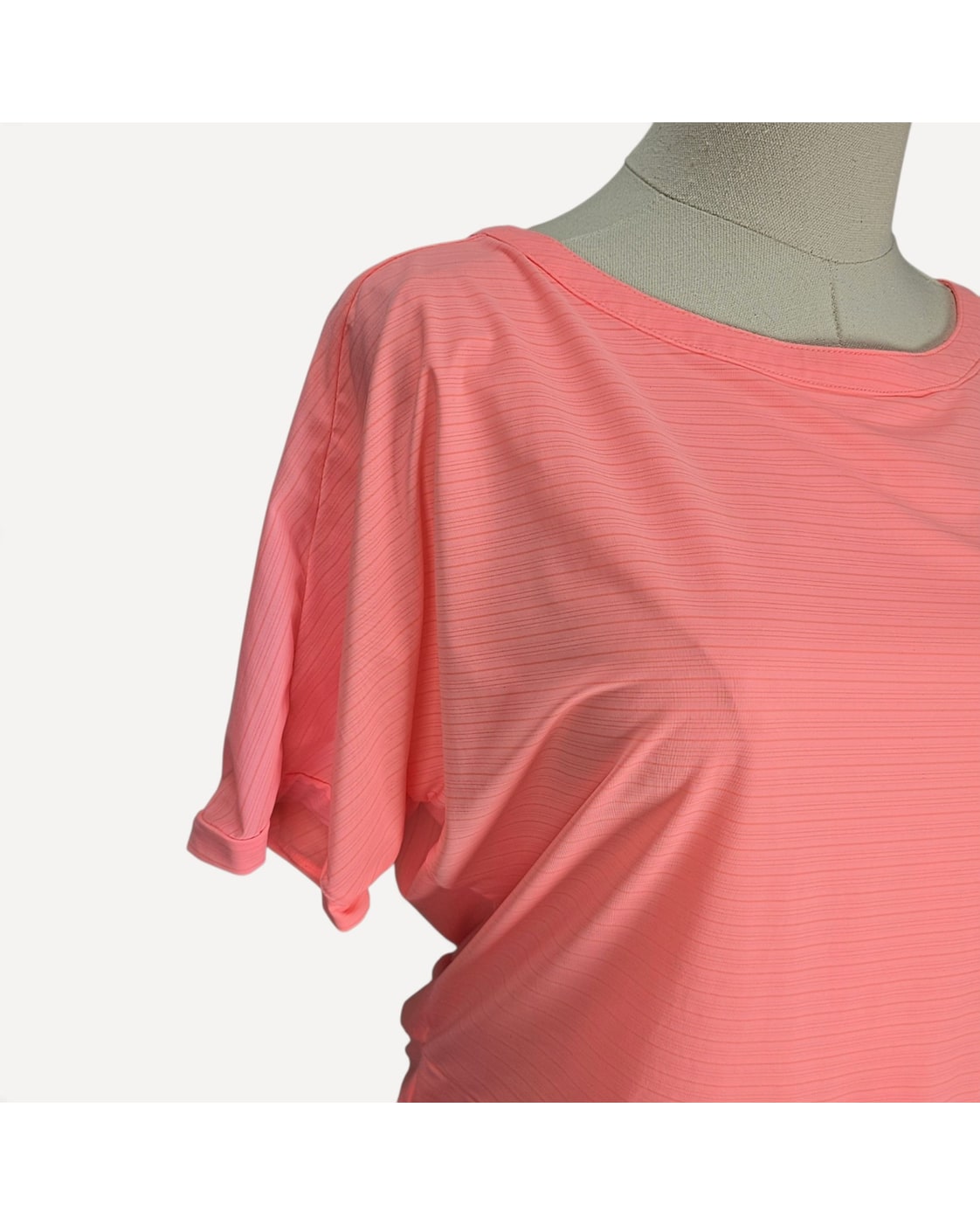 Zyia Twist Front and Crossback Short Sleeve Top
