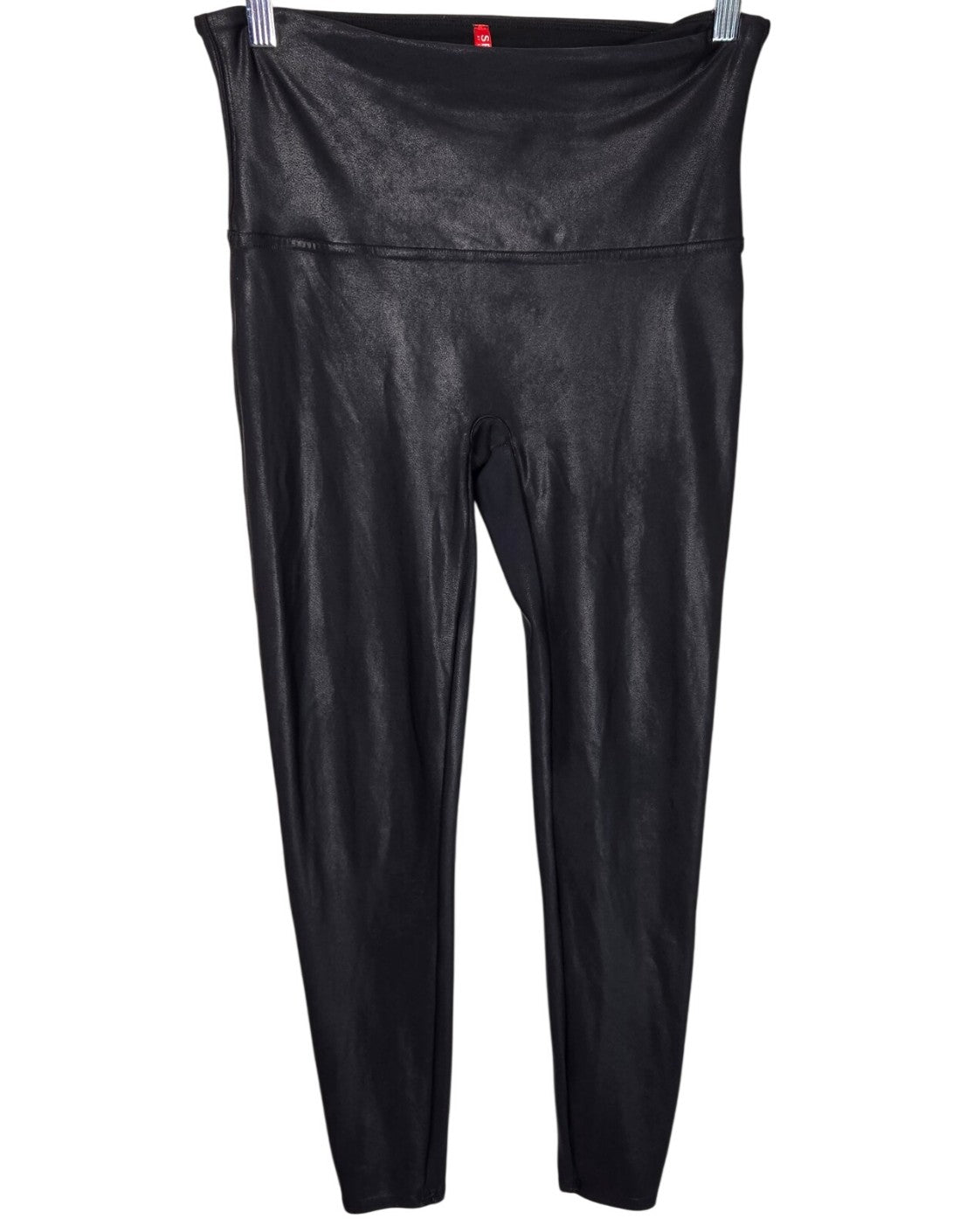 Black SPANXshape Faux Leather Leggings, size XL – photo 3