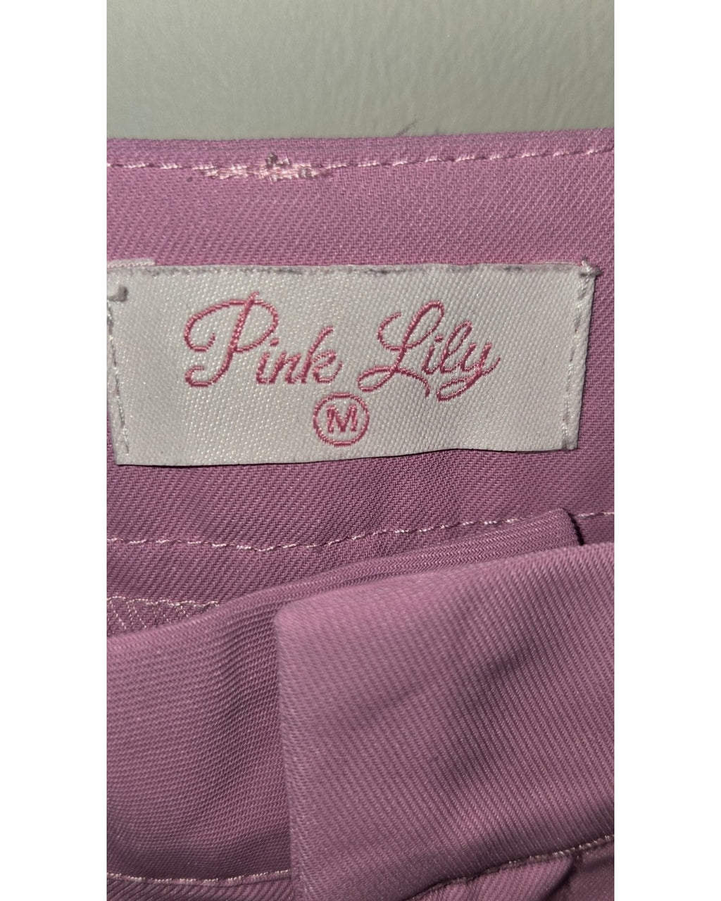 Pink Lily Smooth Woven Trousers