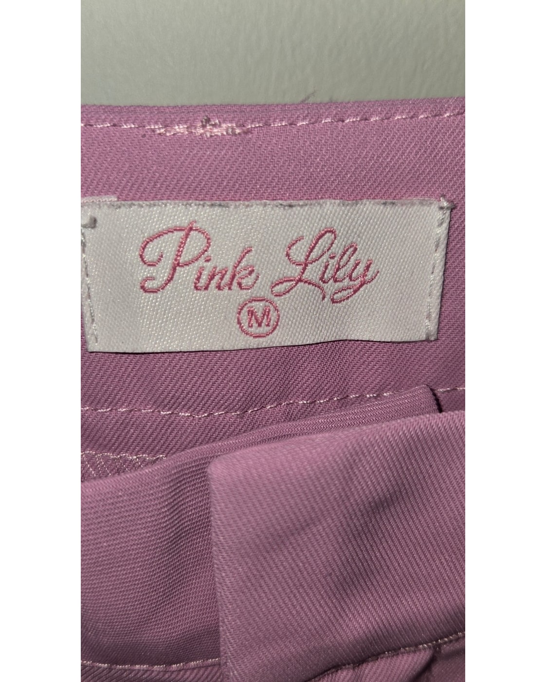 Pink Lily Smooth Woven Trousers