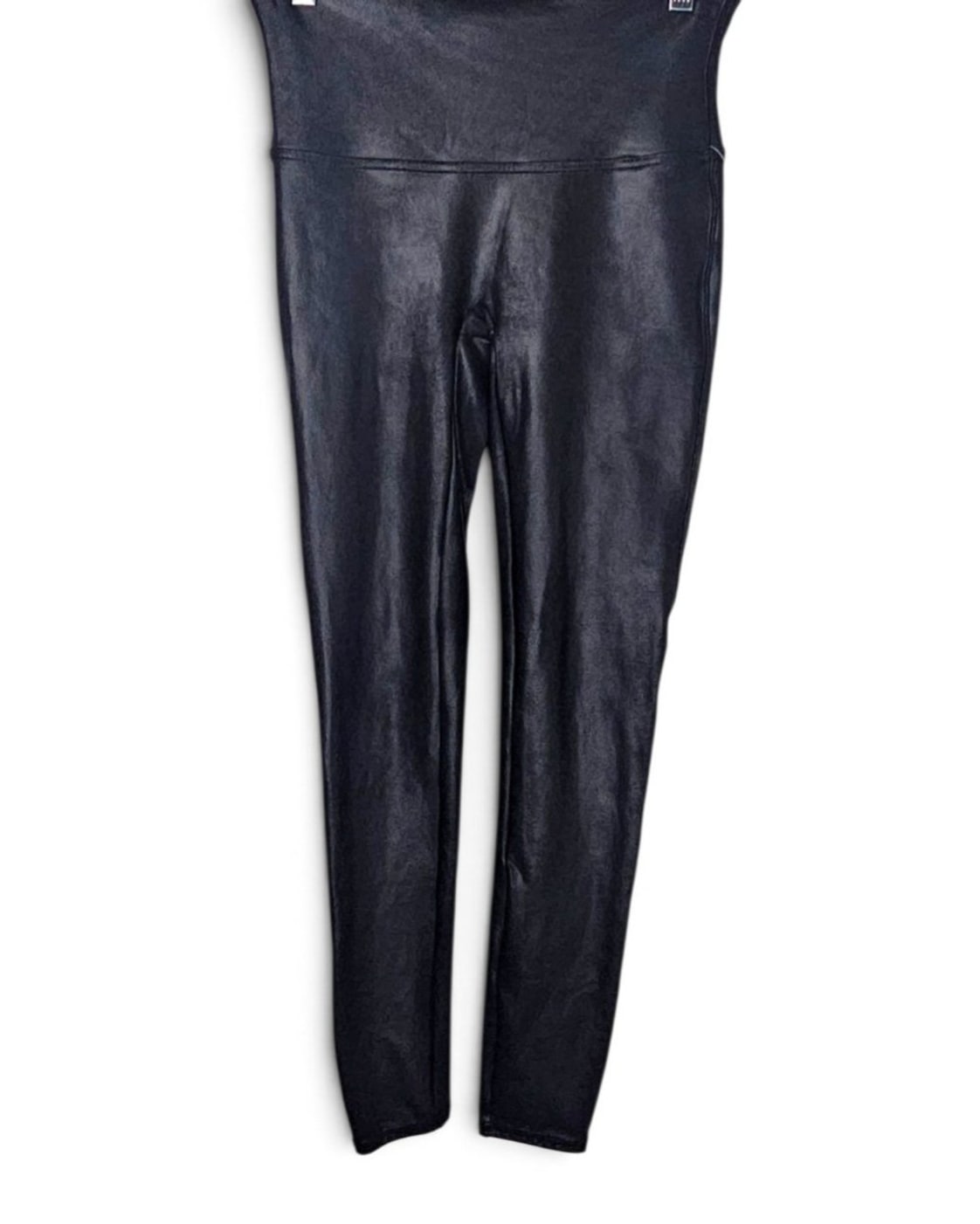 Black SPANXshape Faux Leather Leggings, size M – photo 3