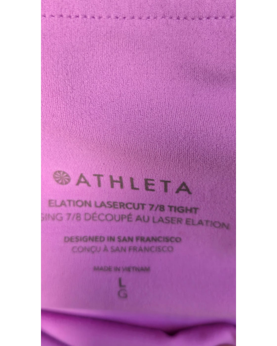 Athleta Elation Lasercut 7/8 Tight