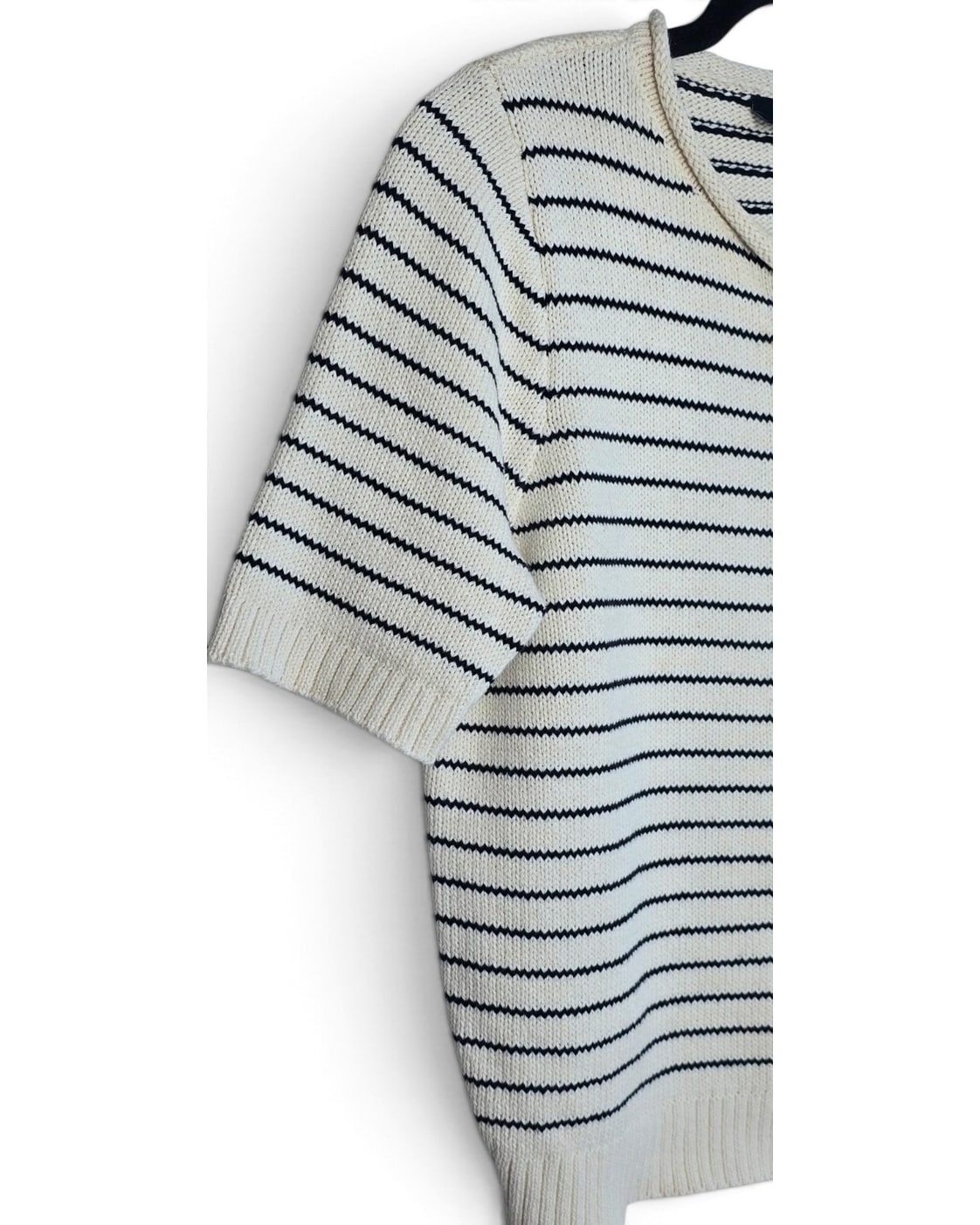 Vici Striped Button Front Sweater