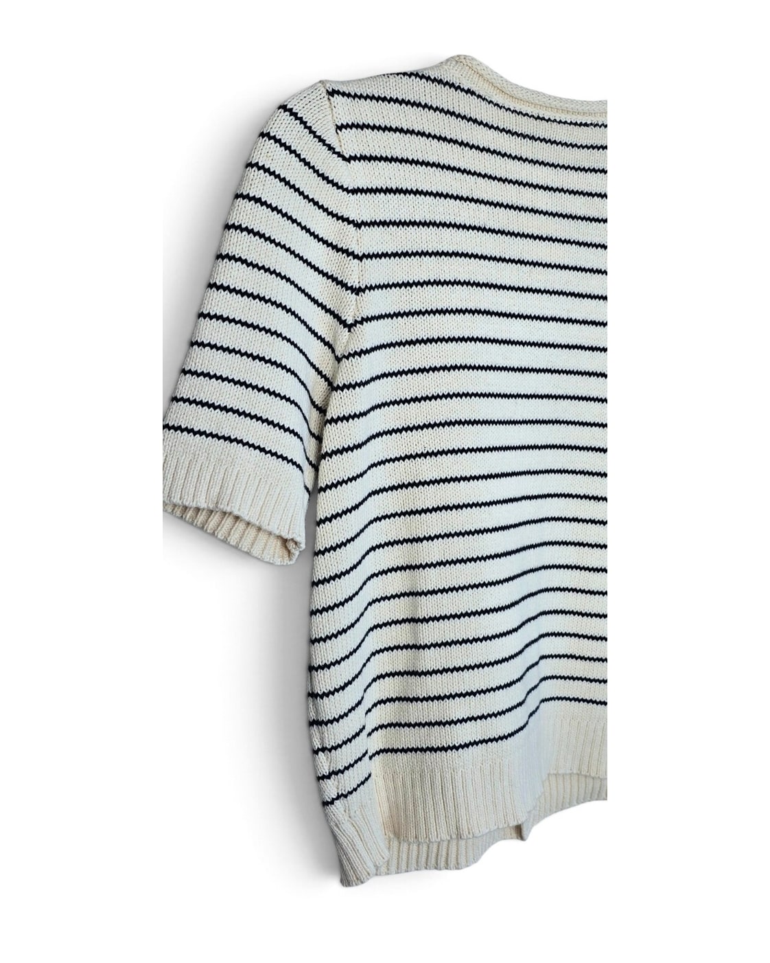 Vici Striped Button Front Sweater