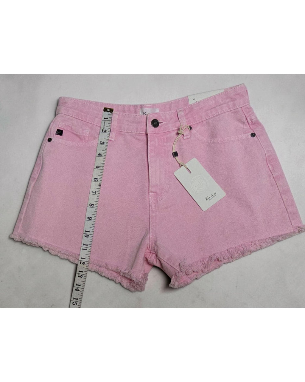 Kancan Frayed Hem Denim Shorts NWT