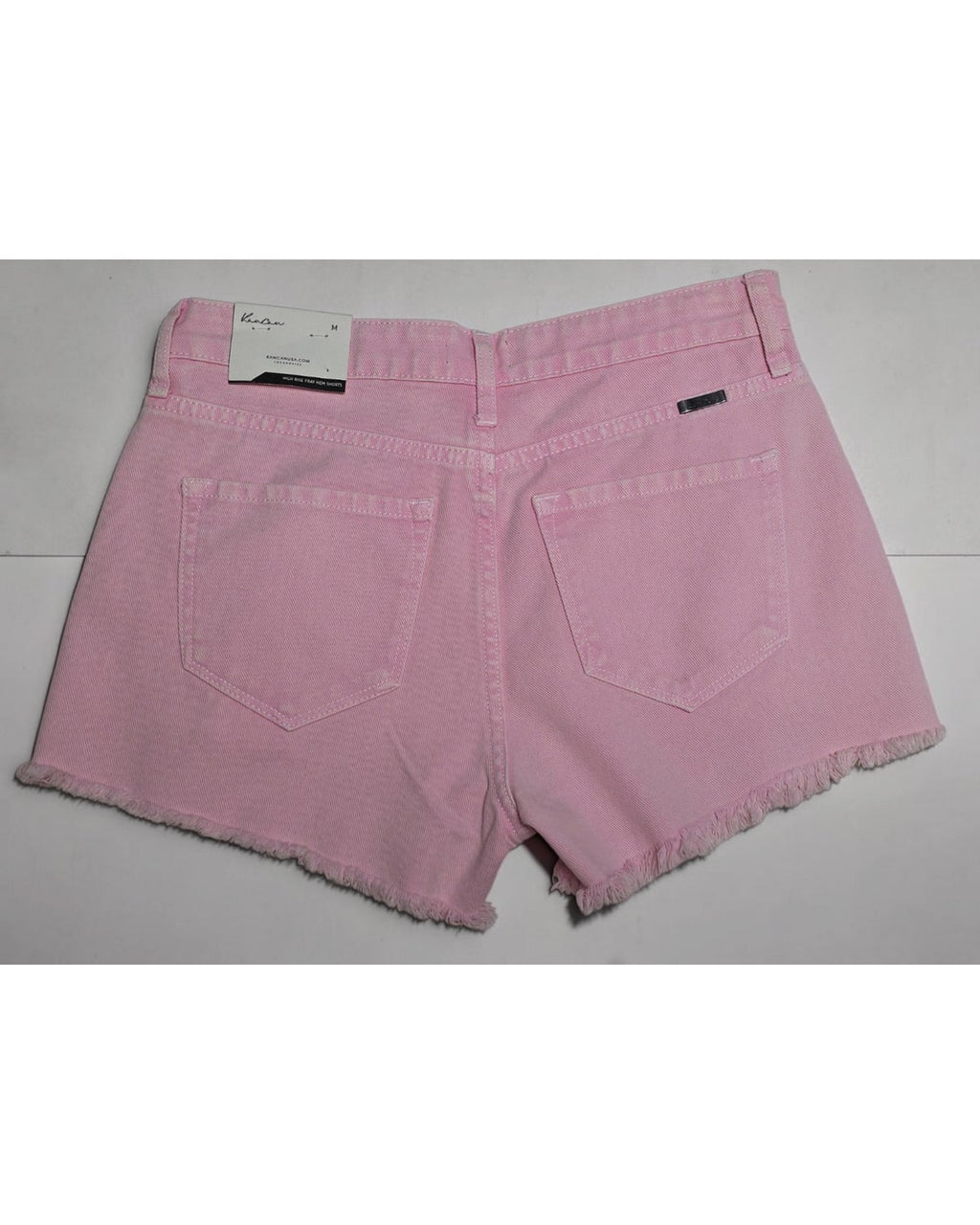 Kancan Frayed Hem Denim Shorts NWT