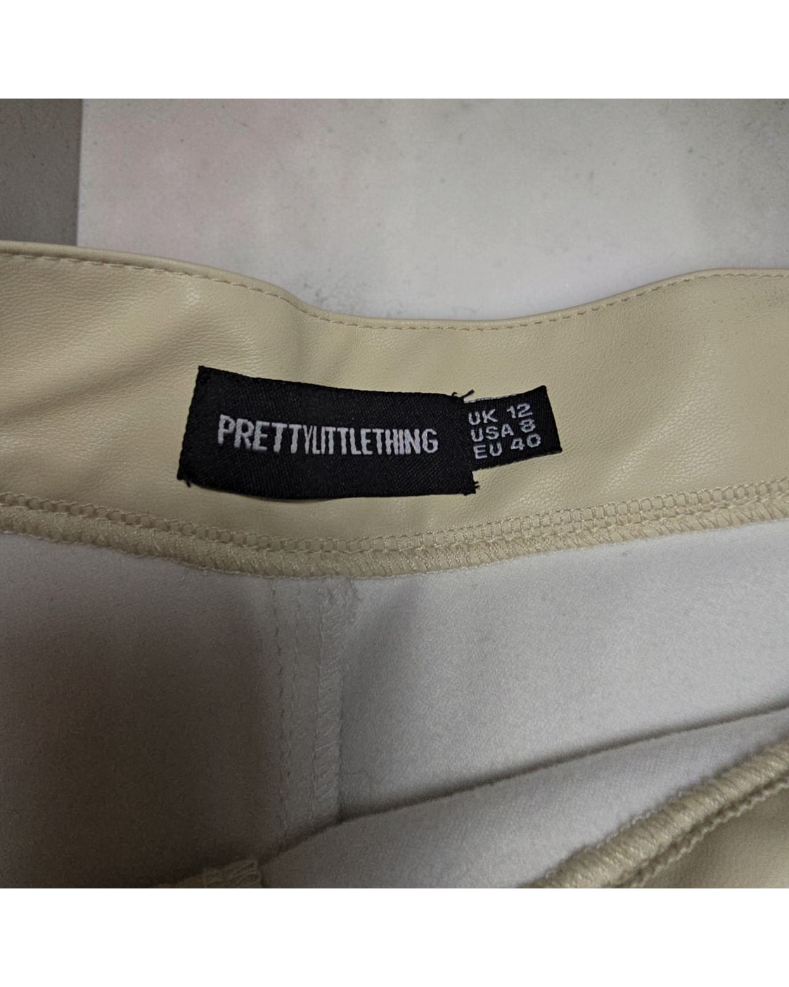 PrettyLittleThing Faux Leather Shorts