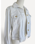 White Michael Kors Denim Jacket, size M