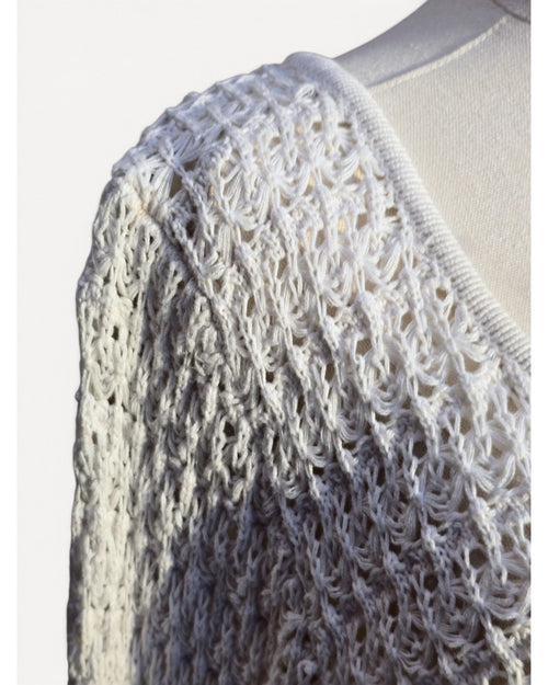 Beige Altar'd State Open Knit Pullover, size L – photo 2