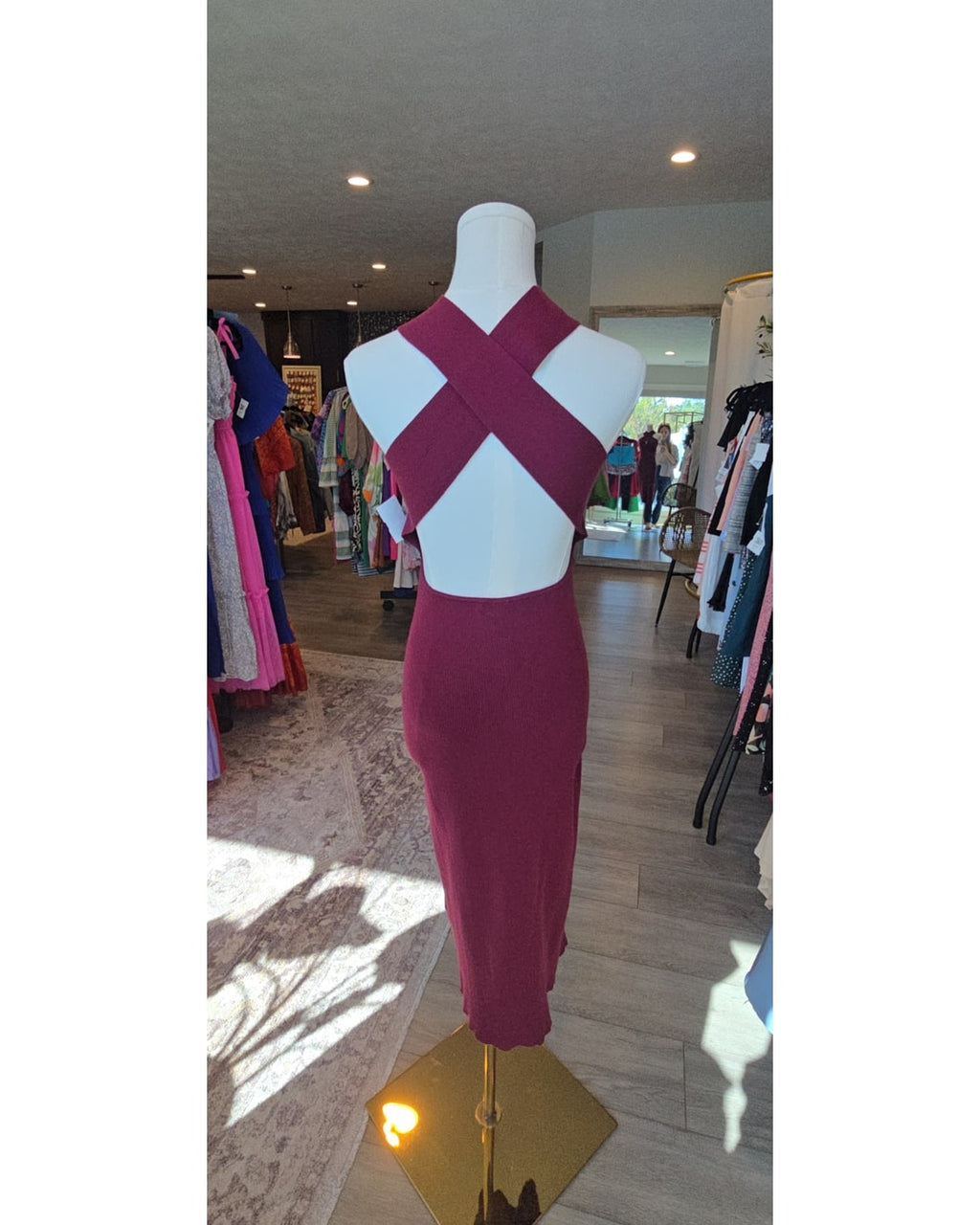 Banana Republic Ribbed Sweater Midi Dress