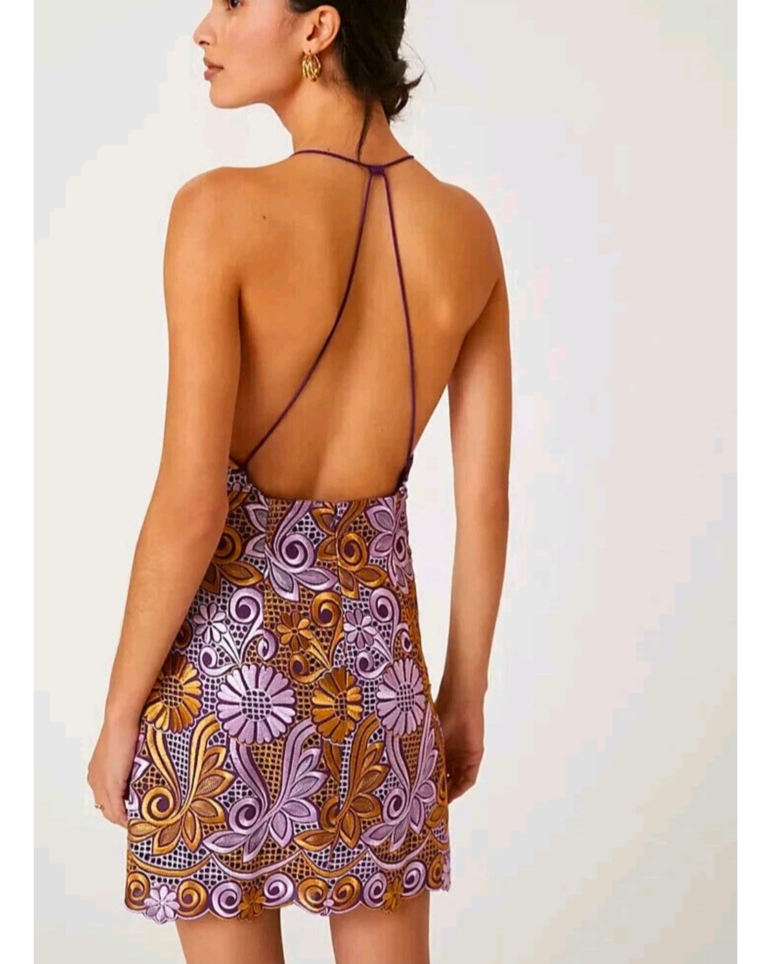 Anthropologie Printed Mini Dress