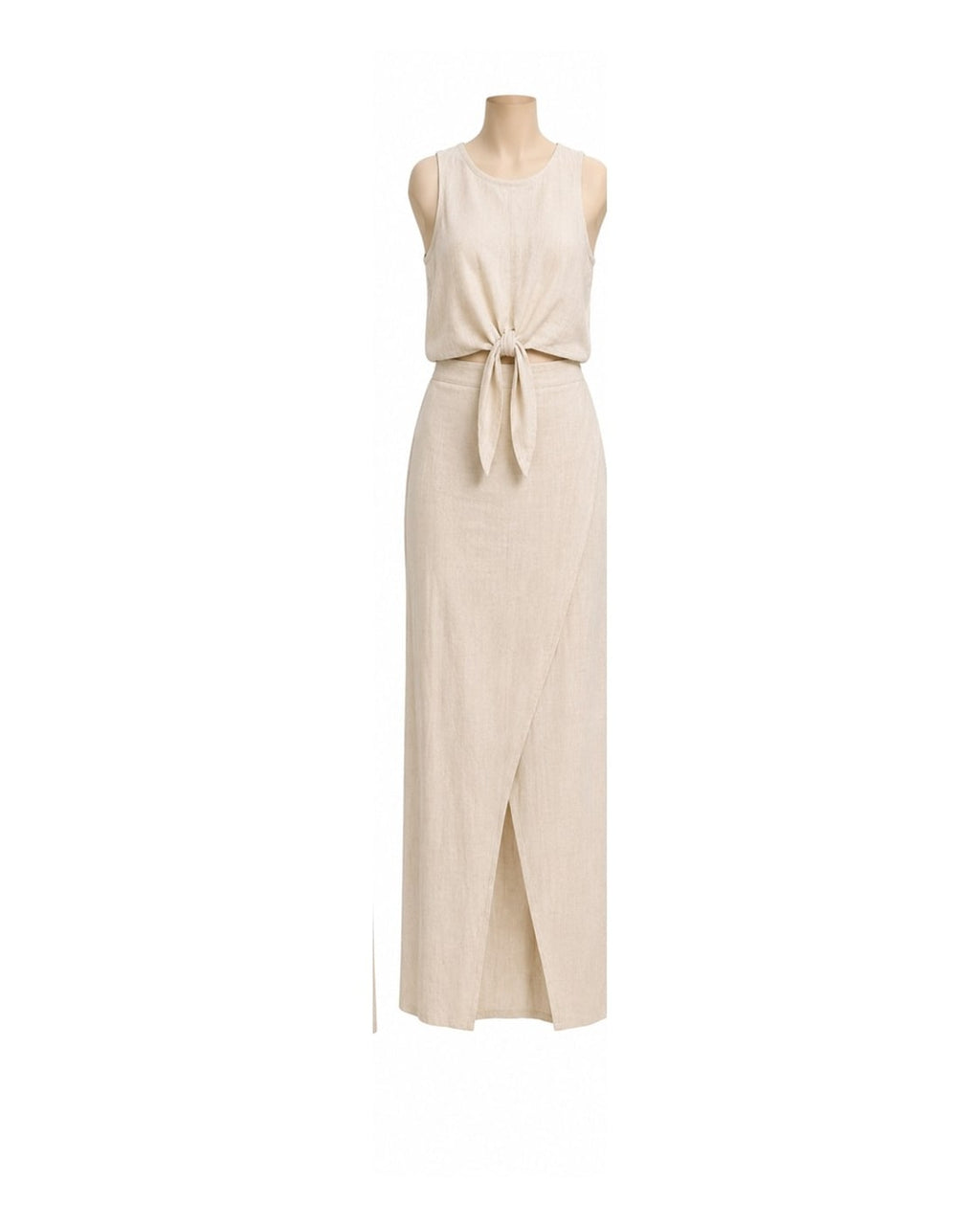 Vici Halter Midi Skirt and Crop Top Set