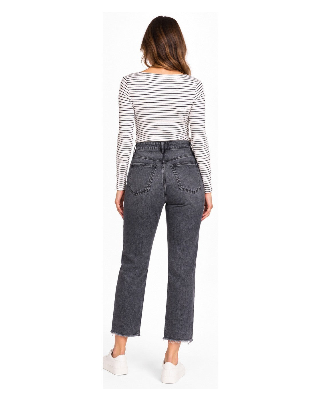 LOFT The Curvy Straight Crop Jeans