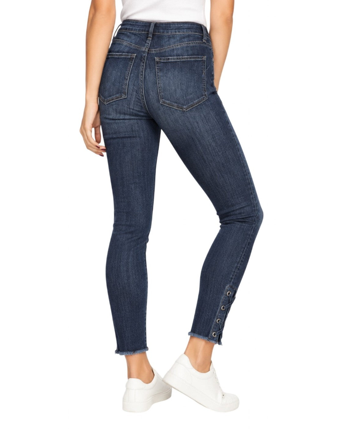 Express Denim Perfect Ankle Legging Super High Rise Jeans