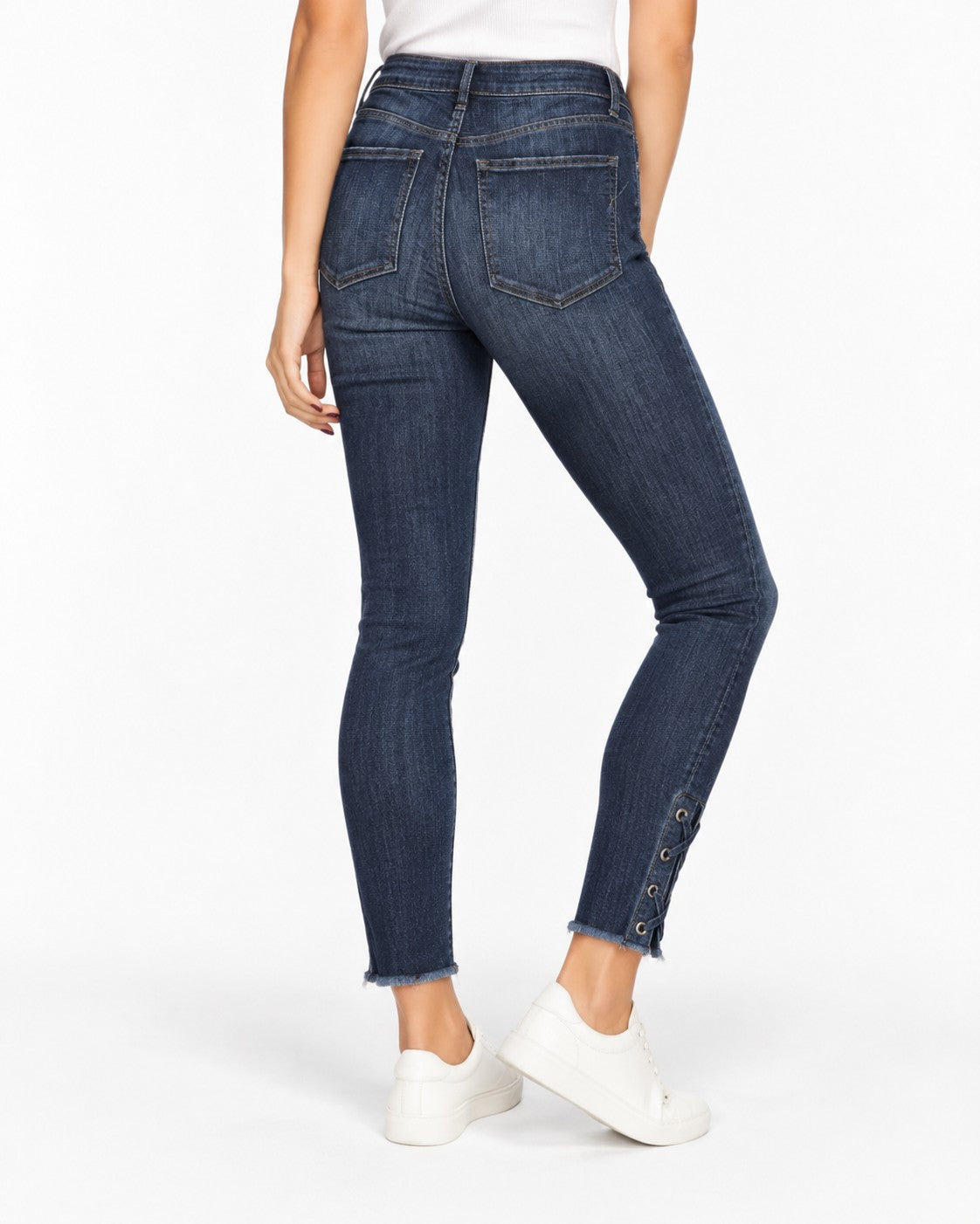 Express Denim Perfect Ankle Legging Super High Rise Jeans