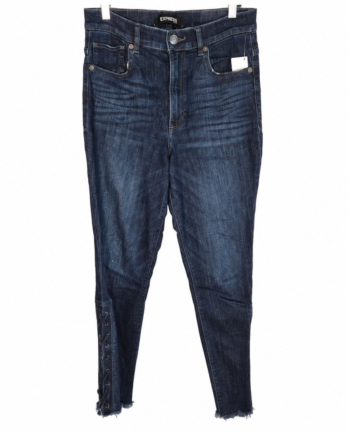 Express Denim Perfect Ankle Legging Super High Rise Jeans