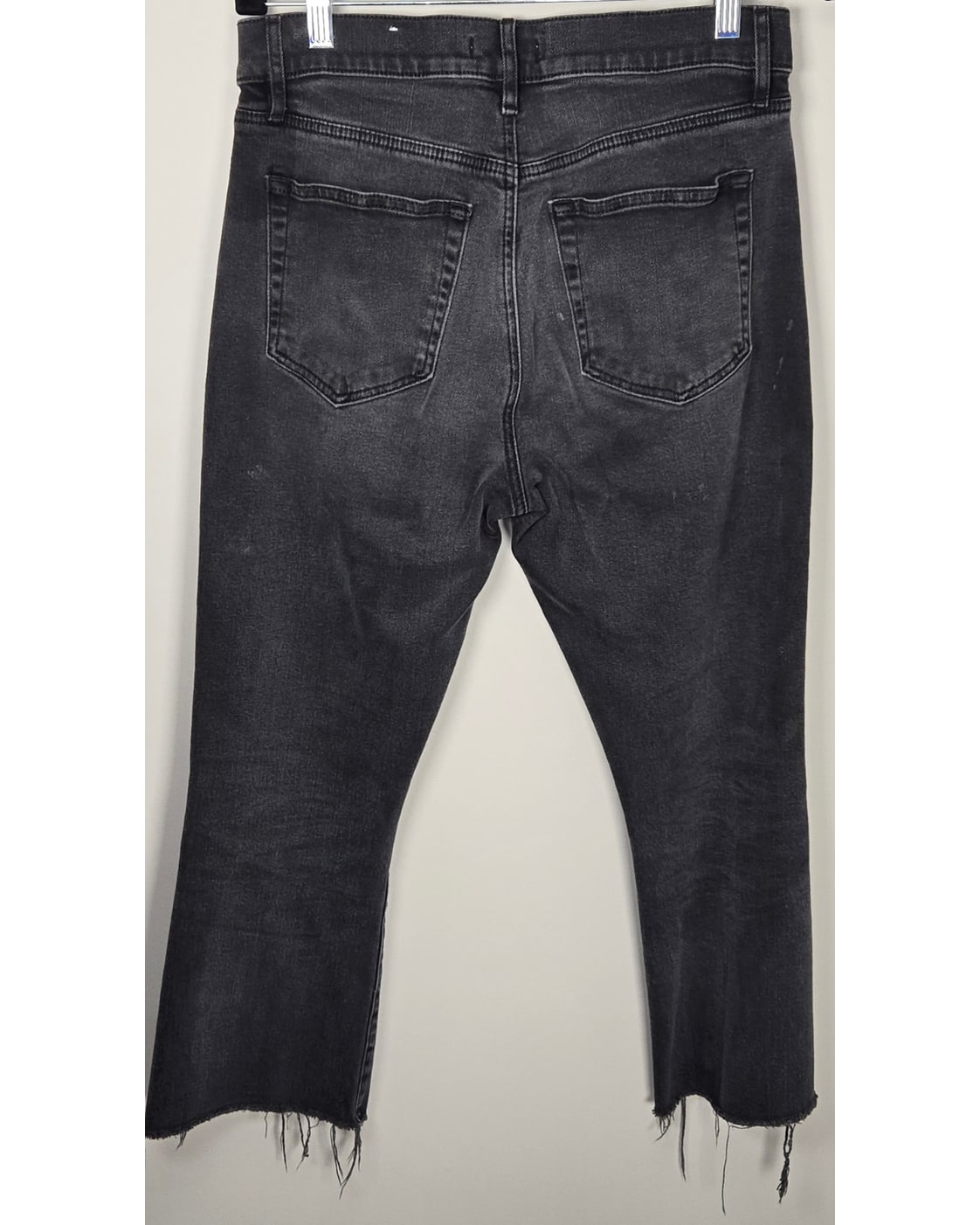 Loft Raw Hem Straight Jeans