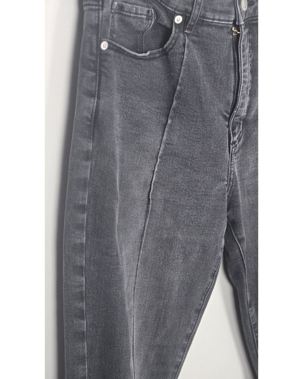 Loft Raw Hem Straight Jeans