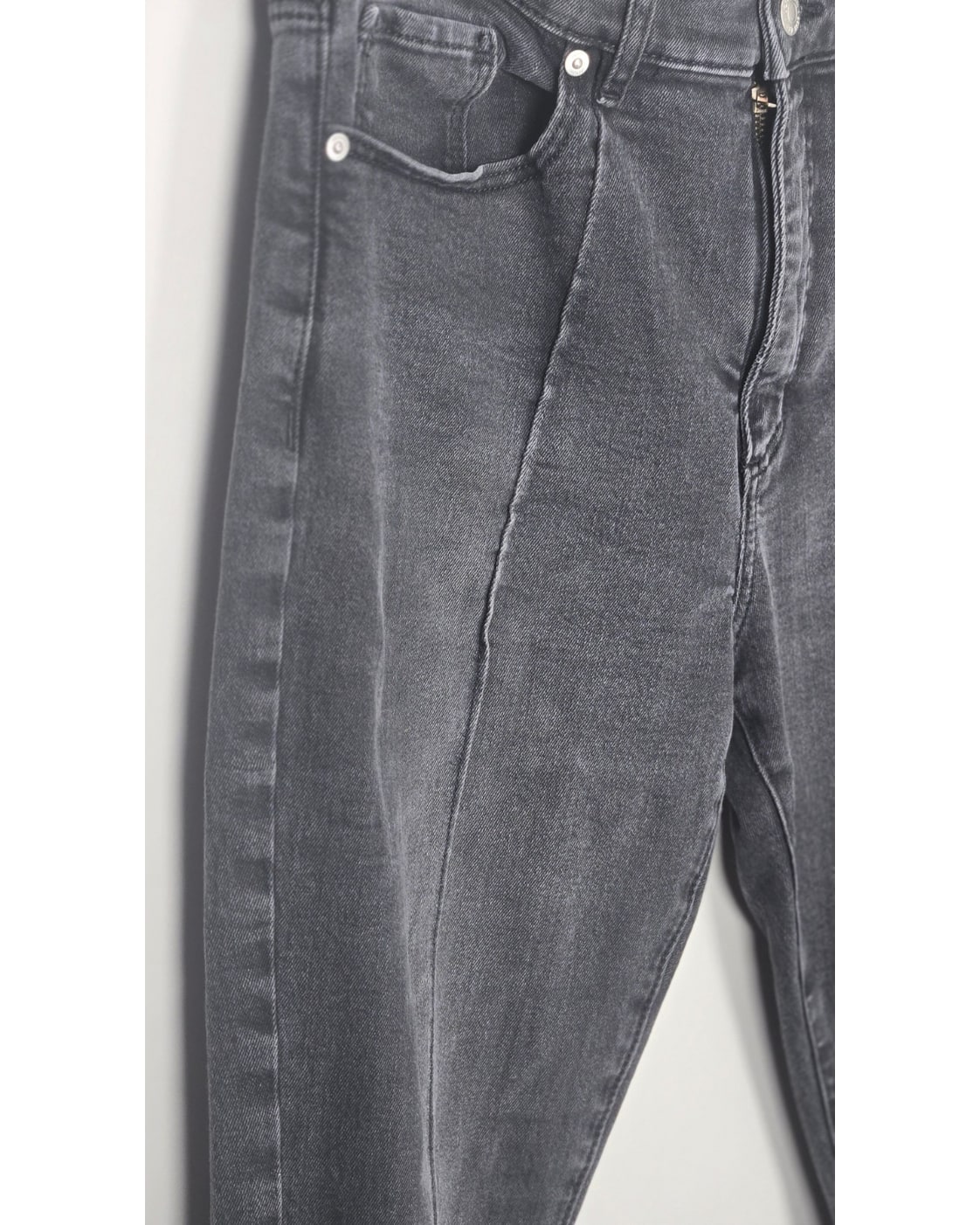 Loft Raw Hem Straight Jeans