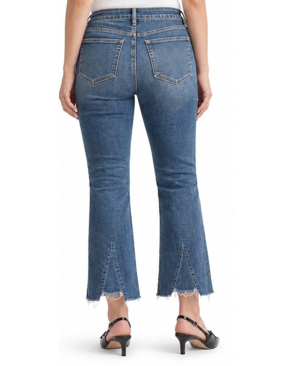 Loft Curvy High Waist Flare Crop