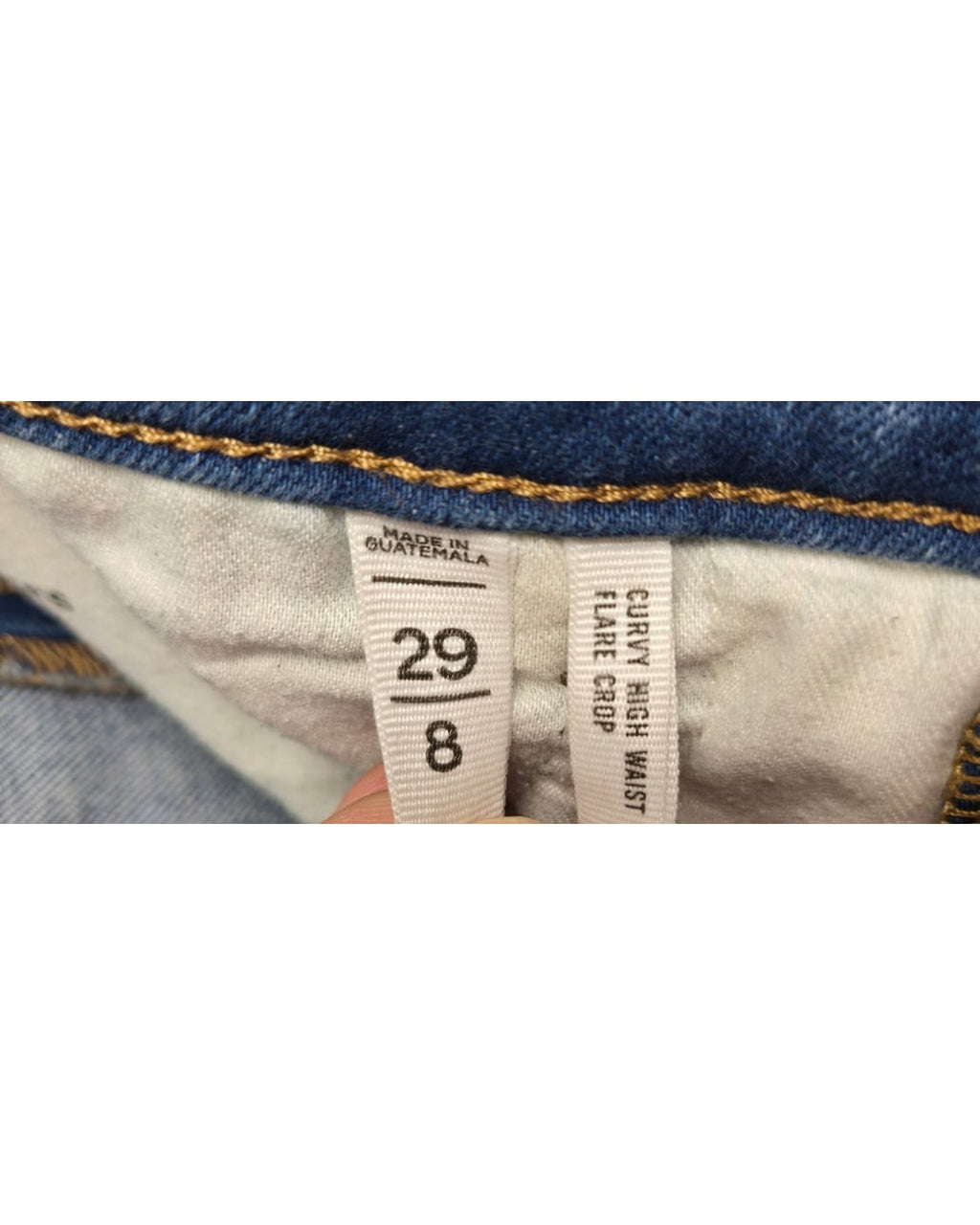 Loft Curvy High Waist Flare Crop