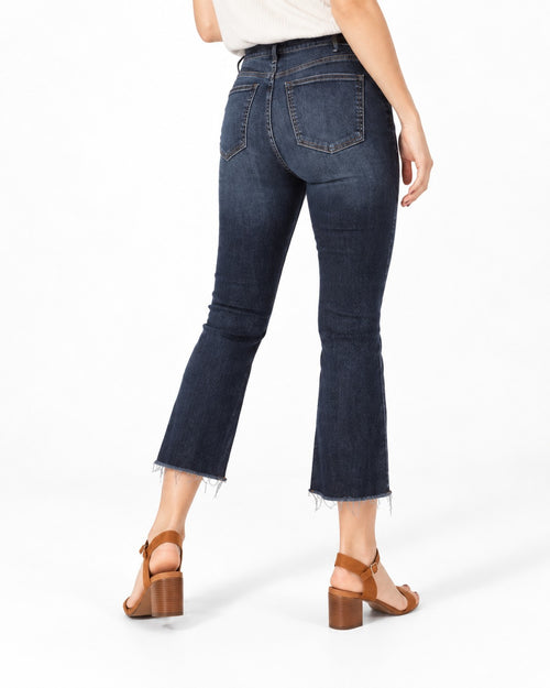 Abercrombie & Fitch Cropped Flare High Rise Jeans