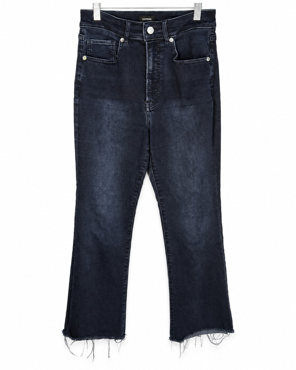 Abercrombie & Fitch Cropped Flare High Rise Jeans