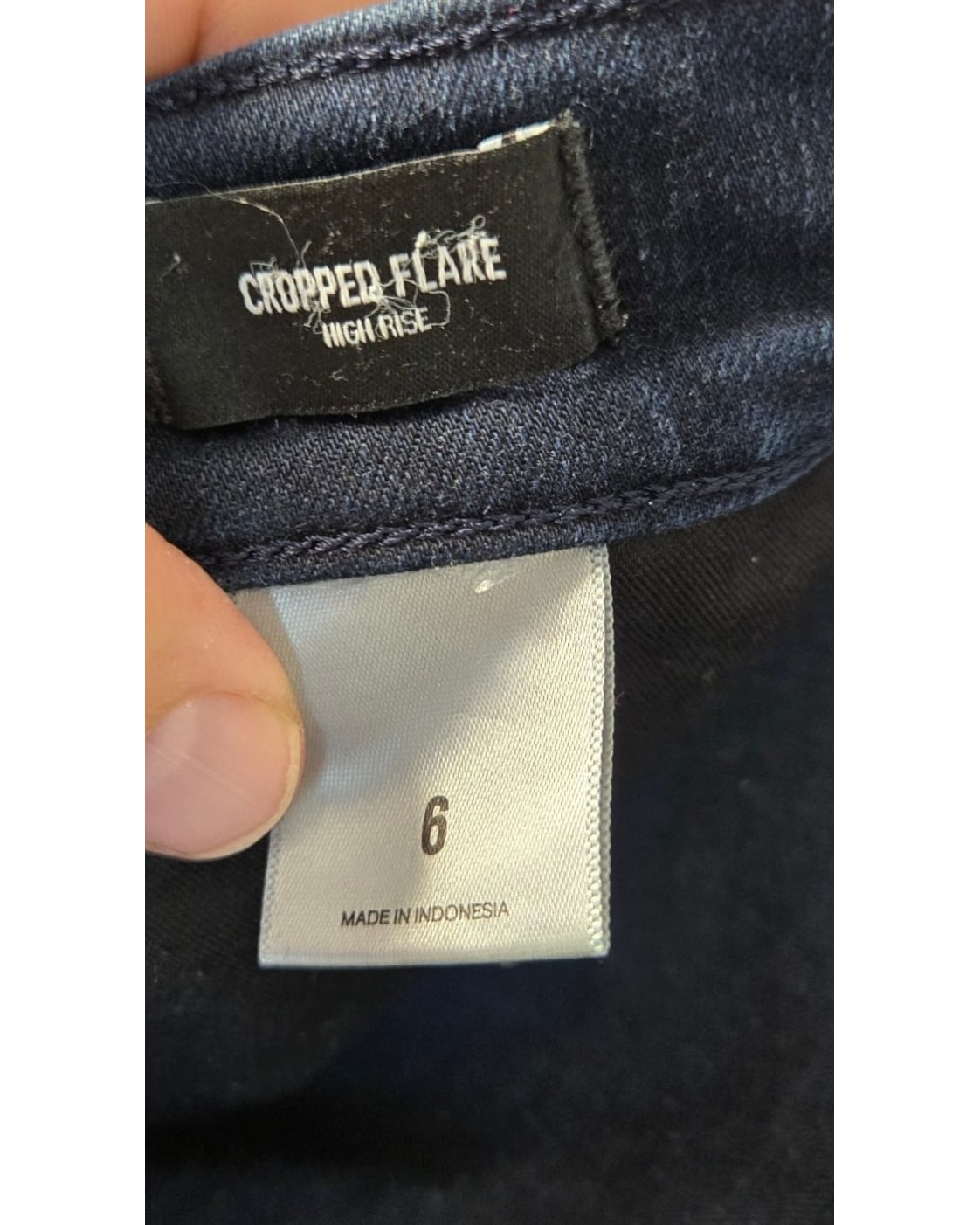 Abercrombie & Fitch Cropped Flare High Rise Jeans
