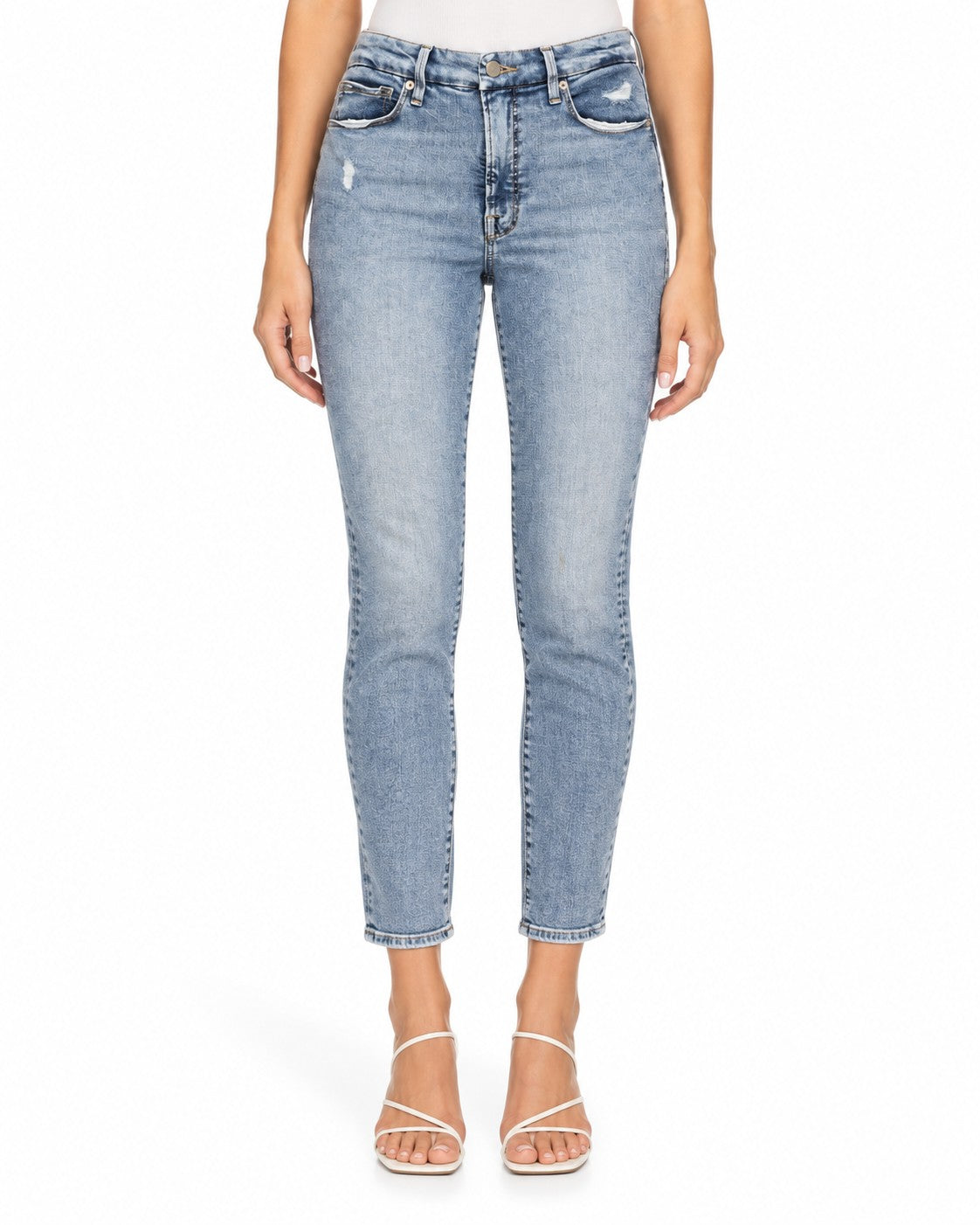 Good American Good Waist Skinny Crop