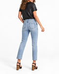 edgely™ High Rise Sparkle Ankle Slim Straight Jean