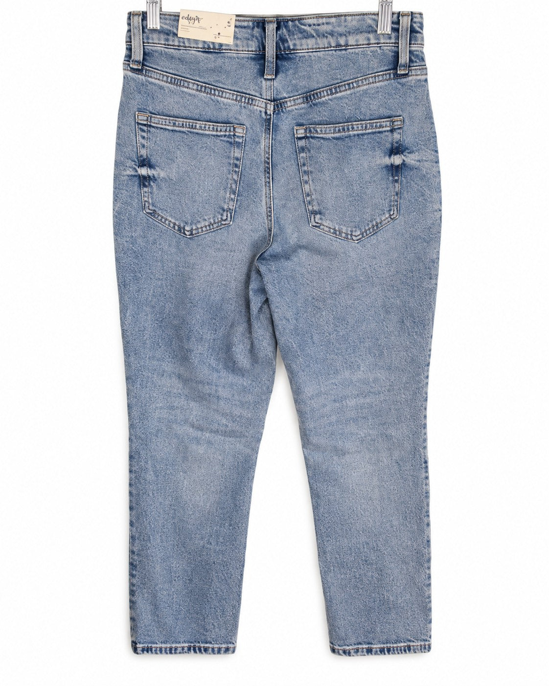 edgely™ High Rise Sparkle Ankle Slim Straight Jean